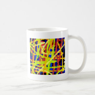Abstrakte Kunstwerke Kaffeetasse
