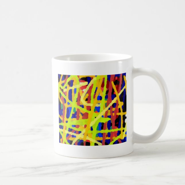 Abstrakte Kunstwerke Kaffeetasse (Rechts)