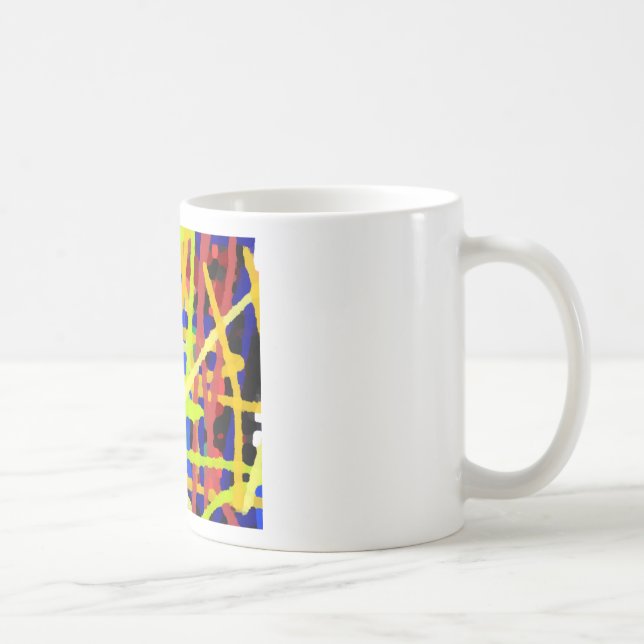 Abstrakte Kunstwerke Kaffeetasse (Rechts)