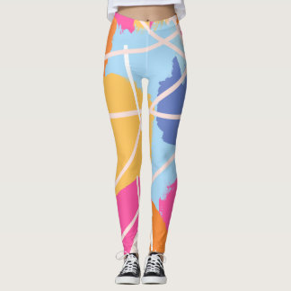 Abstrakte Kunstwerke Leggings