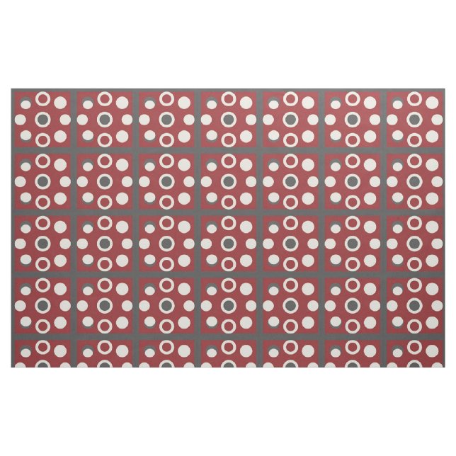 Abstrakte Kunstwerke mit Rundformen Stoff (Fat Quarter (45,7 x 55,9 cm))
