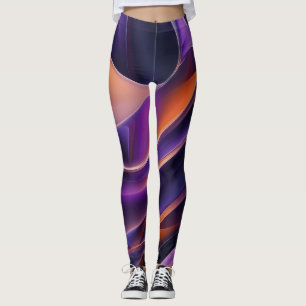 Abstrakte Kurven Leggings
