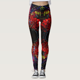 Abstrakte Kusrom-Leggings Leggings