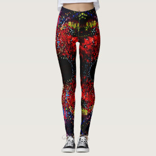 Abstrakte Kusrom-Leggings Leggings