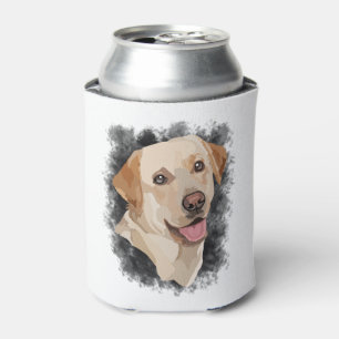 Abstrakte Labrador Art Dosenkühler