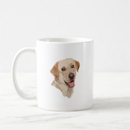 Abstrakte Labrador Art Kaffeetasse