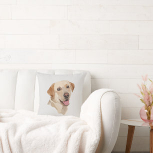 Abstrakte Labrador Art Kissen