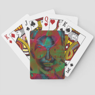 Abstrakte Lady Playing Cards Spielkarten