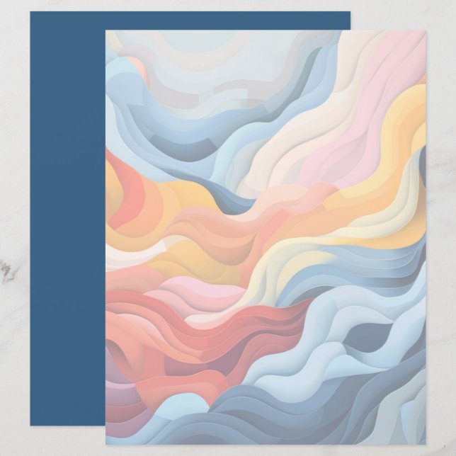 Abstrakte Landschaft 2 (Vorne/Hinten)