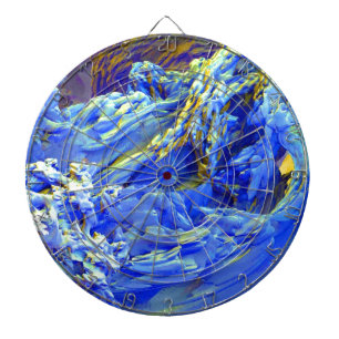 Abstrakte Landschaft Dartscheibe