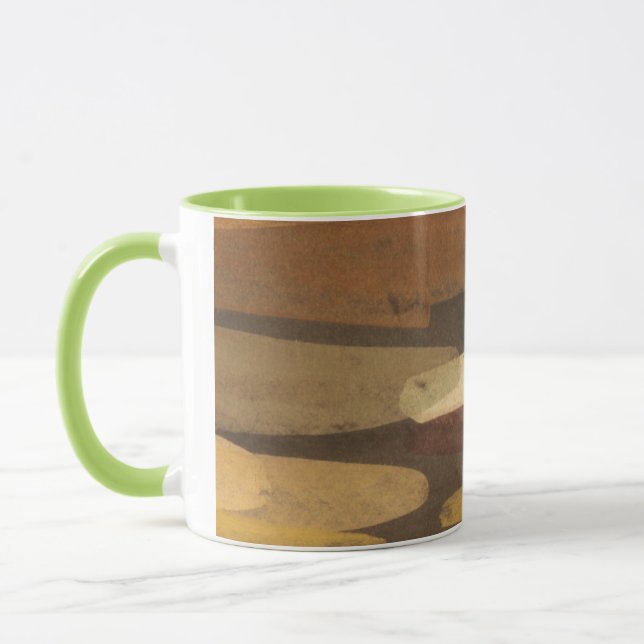 Abstrakte Landschaft der Erde Tasse (Links)