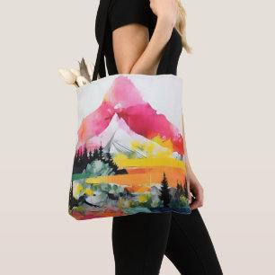 Abstrakte Landschaft farbenfrohe Collage