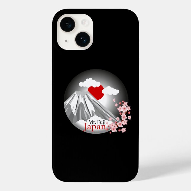 Abstrakte Landschaft Fuji Case-Mate iPhone Hülle (Rückseite)