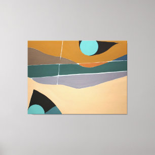 Abstrakte Landschaft Ölgemälde Leinwand drucken