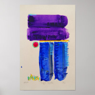 Abstrakte Landschaft Poster