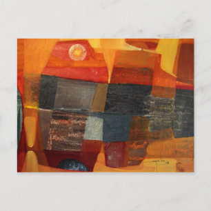 Abstrakte Landschaft Potosi 23x17 Postkarte