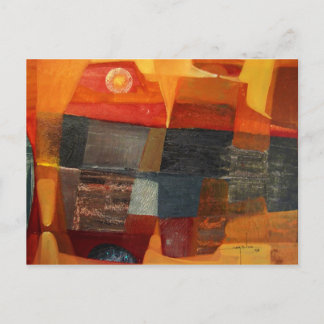 Abstrakte Landschaft Potosi 23x17 Postkarte