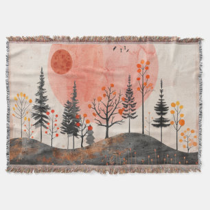 Abstrakte Landschaft von Boho (13) Decke