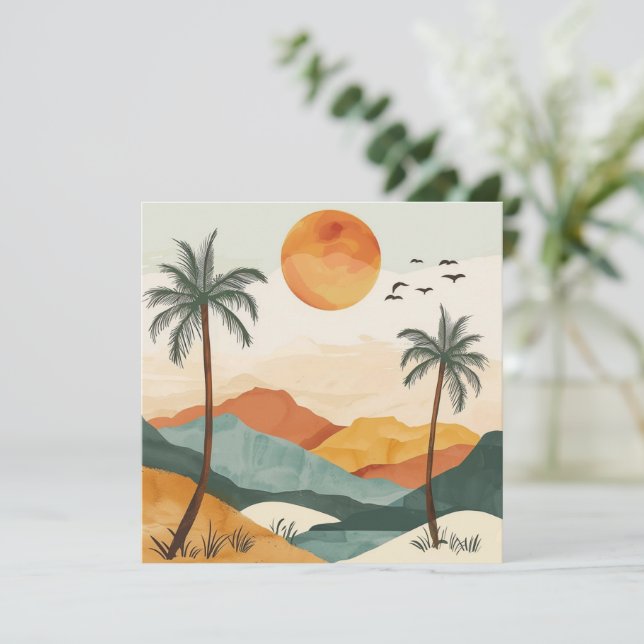 Abstrakte Landschaft von Boho (16) (Stehend Vorderseite)