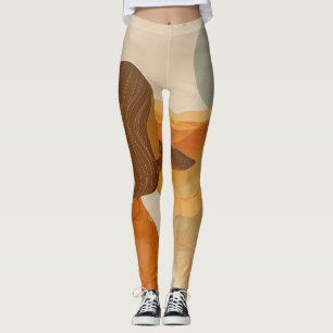 Abstrakte Landschaft von Boho (17) Leggings
