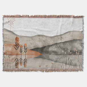 Abstrakte Landschaft von Boho (3) Decke