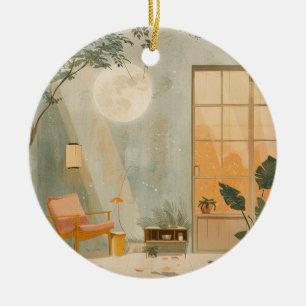 Abstrakte Landschaft von Boho (6) Keramik Ornament