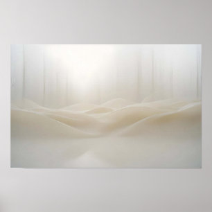 Abstrakte Landschaft Wald Natur Hintergrund Kunst Poster
