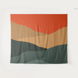 Abstrakte Landschaft Wandteppich