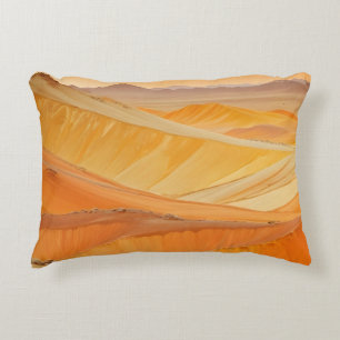 Abstrakte Landschaft Wüste Natur Hintergrund Kunst Dekokissen
