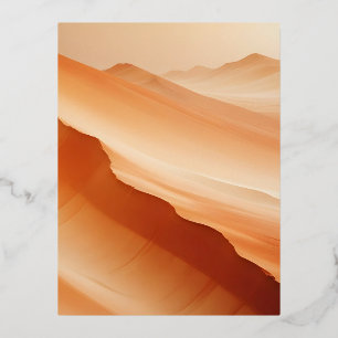 Abstrakte Landschaft Wüste Natur Hintergrund Kunst Folien Feiertagspostkarte