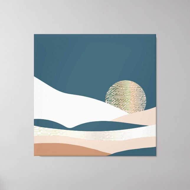 Abstrakte Landschaften Leinwanddruck (Vorderseite)