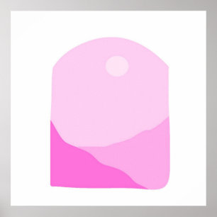 abstrakte Landschaftskunst Poster