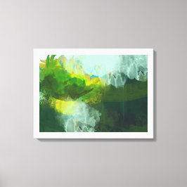 abstrakte Landschaftsmalerei Leinwanddruck