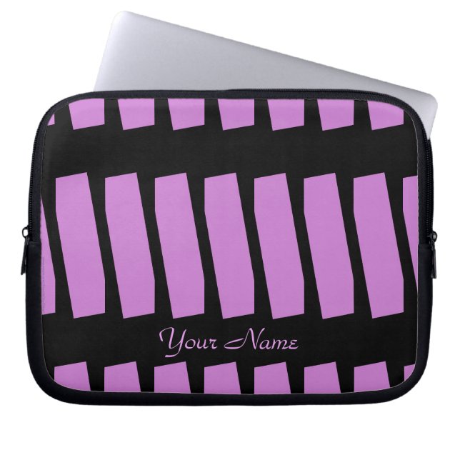 Abstrakte Laptop-Computer Hülse, Fuschia u. Laptopschutzhülle (Vorderseite)