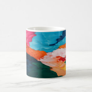 Abstrakte Lebensdauer Kaffeetasse