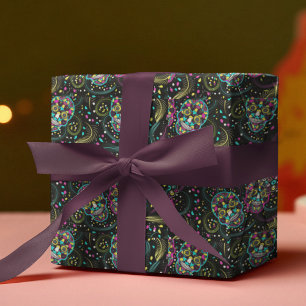 Abstrakte Leckerbissen Halloween Geschenkpapier