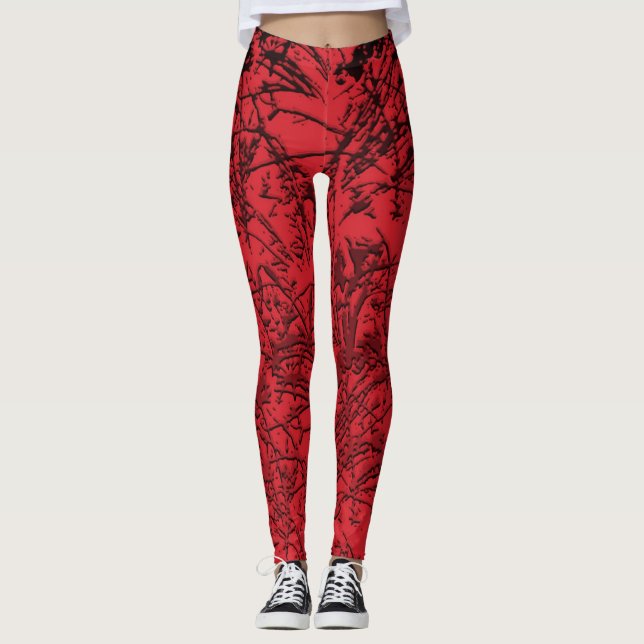 Abstrakte Leggings (Vorderseite)