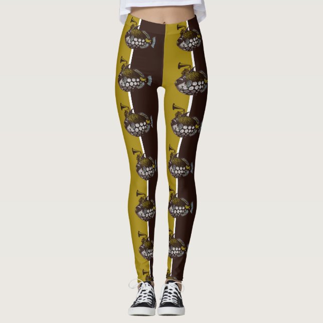 Abstrakte Leggings (Vorderseite)