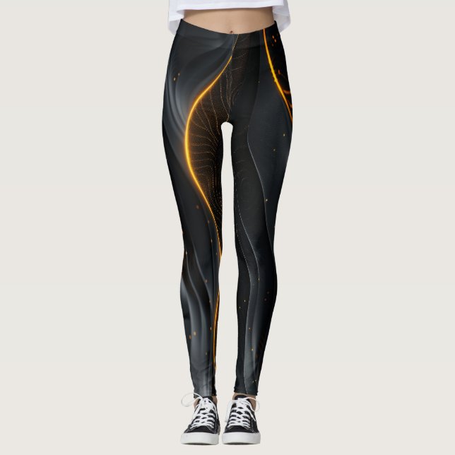 Abstrakte Leggings (Vorderseite)