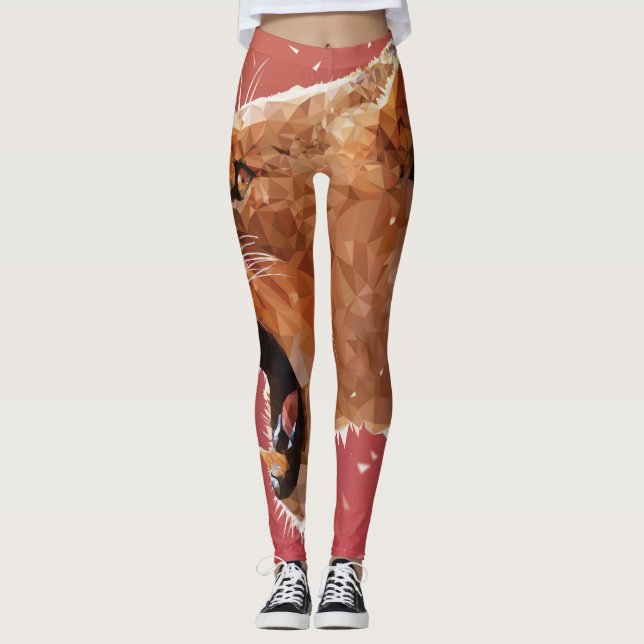 Abstrakte Leggings (Vorderseite)