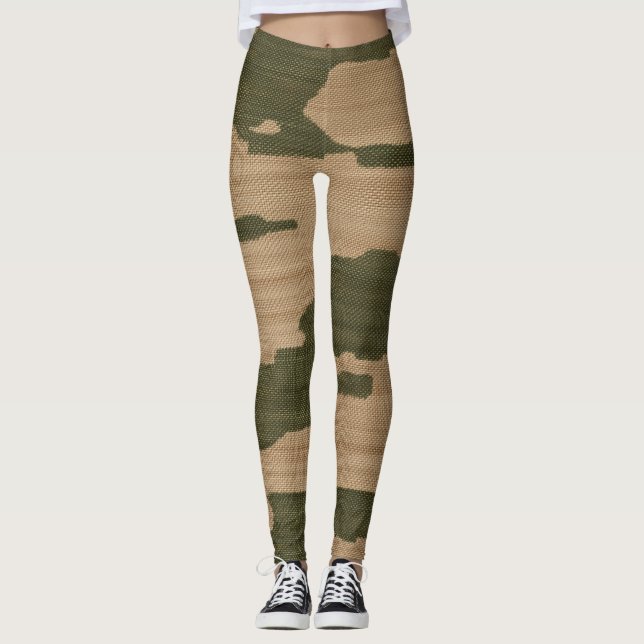 Abstrakte Leggings für aktive Frauen (Vorderseite)