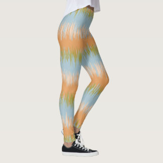 Abstrakte Leggings Streifen des orange Frühlinges