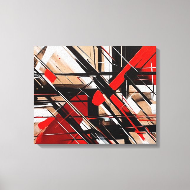 Abstrakte Leinwand (Vorderseite)