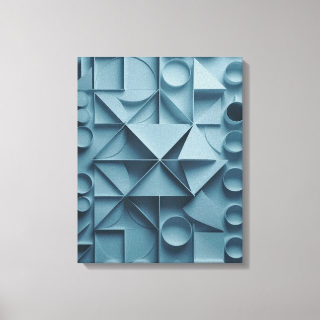 Abstrakte Leinwand für ruhige Geometrie (Vorderseite)
