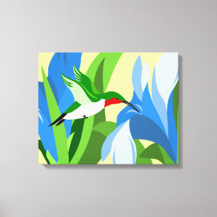 Abstrakte Leinwand Hummingbird