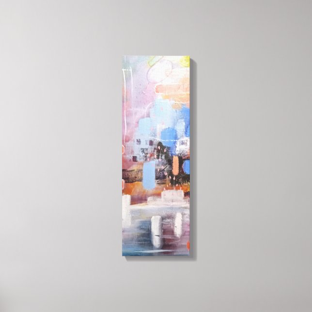 abstrakte Leinwand "Ice" (Vorderseite)