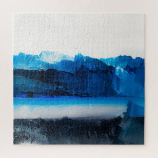 Abstrakte Leinwand: Moderne Kunsttextur. Puzzle