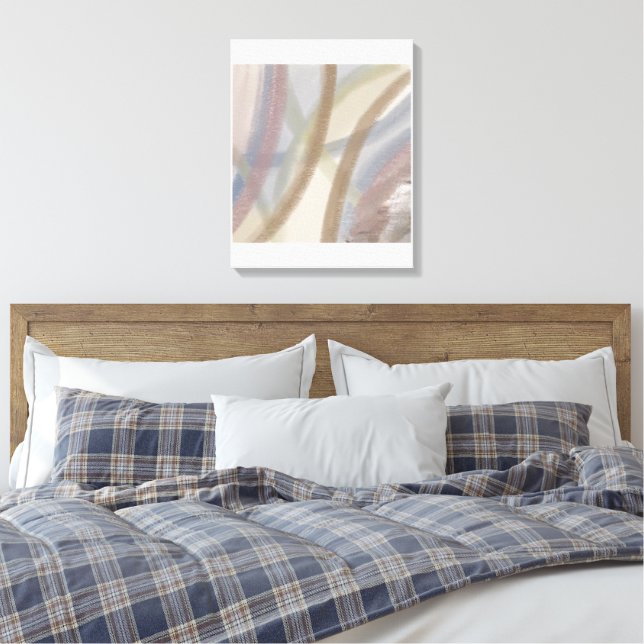 Abstrakte Leinwand-Wandkunst Leinwanddruck (Insitu (Schlafzimmer))