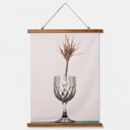 Abstrakte Leinwand Wandteppich Mit Holzrahmen