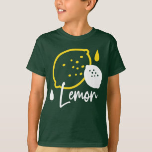 Abstrakte Lemon Illustration - Frische Zitrusfrüch T-Shirt